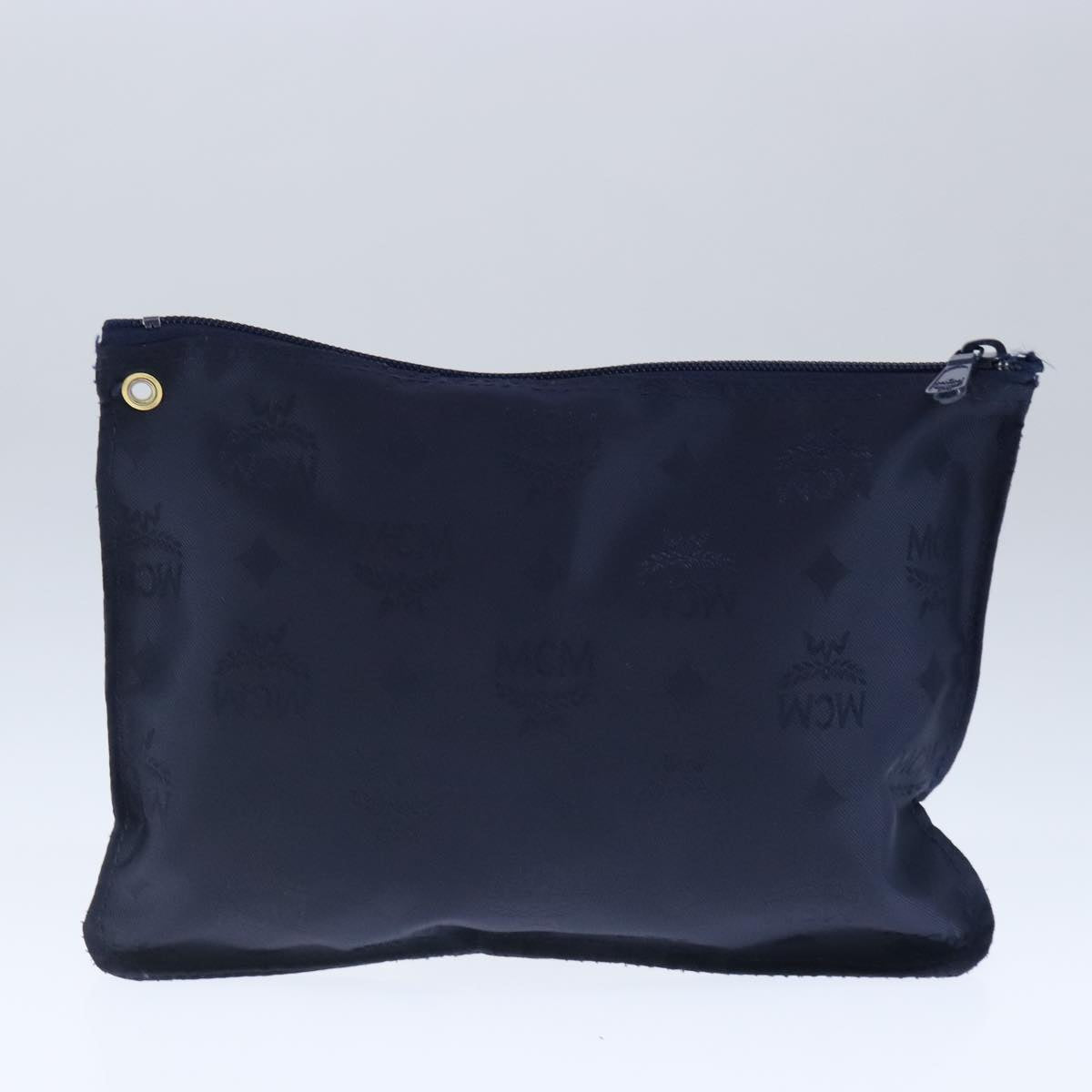 MCM Navy Synthetic Tote Bag (Pre-Owned)