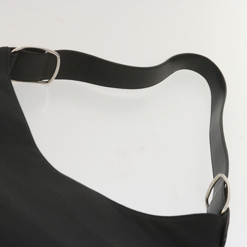 Salvatore Ferragamo Black Canvas Shoulder Bag (Pre-Owned)