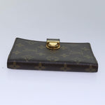 Louis Vuitton Agenda Cover Brown Canvas Wallet  (Pre-Owned)