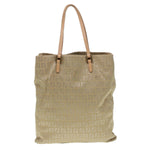 Fendi Beige Canvas Tote Bag (Pre-Owned)