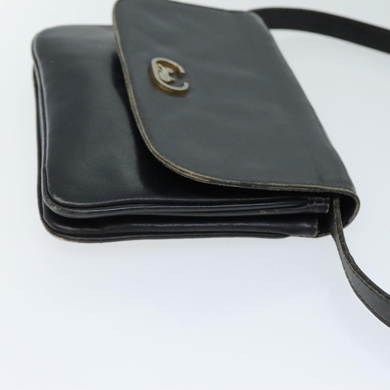 Céline - Black Leather Shoulder Bag (Pre-Owned)