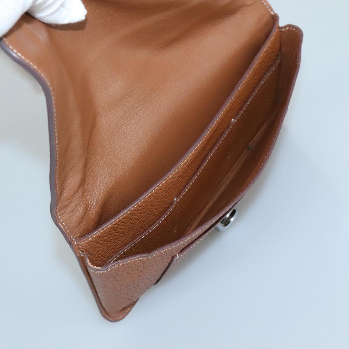 Hermès Dogon Brown Leather Wallet  (Pre-Owned)