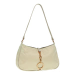 Prada Tessuto White Synthetic Shoulder Bag (Pre-Owned)