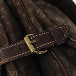 Louis Vuitton Saumur Brown Canvas Shoulder Bag (Pre-Owned)