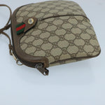 Gucci Ophidia Beige Canvas Shoulder Bag (Pre-Owned)