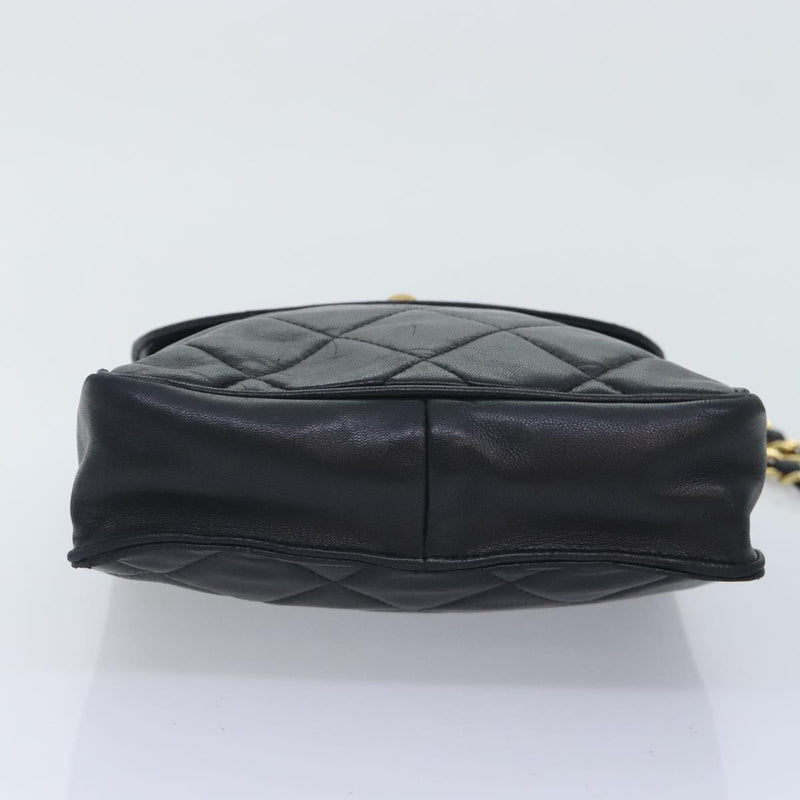 Chanel Bicolore Black Leather Shoulder Bag (Pre-Owned)