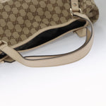 Gucci Abbey Beige Canvas Tote Bag (Pre-Owned)