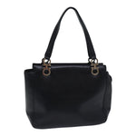 Salvatore Ferragamo Black Leather Handbag (Pre-Owned)