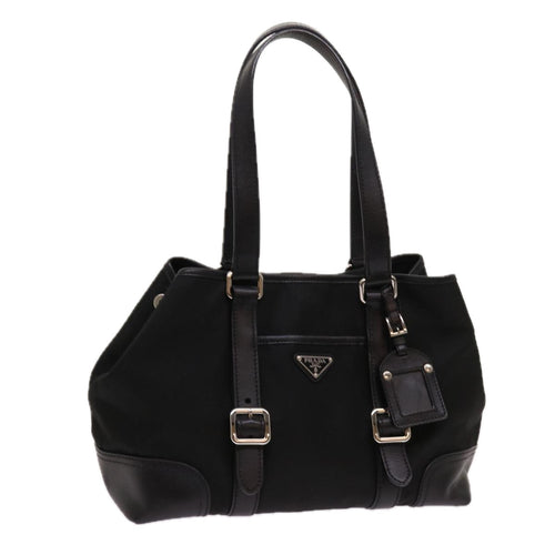 Prada Black Synthetic Tote Bag (Pre-Owned)