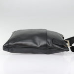 Salvatore Ferragamo Black Leather Shoulder Bag (Pre-Owned)