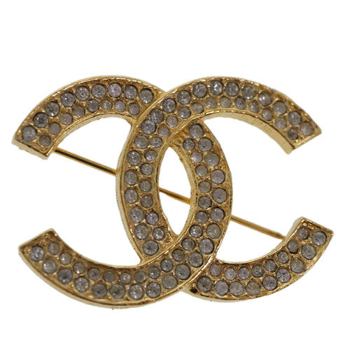 Chanel Coco Mark Gold Metal Brooch Jewelry (Pre-Owned)