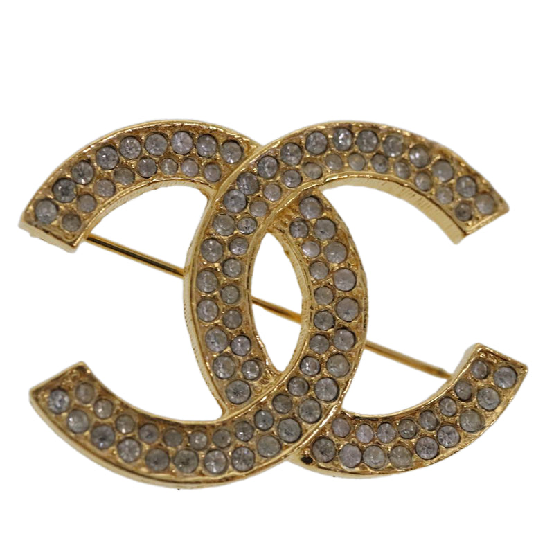 Chanel Coco Mark Gold Metal Brooch Jewelry (Pre-Owned)