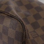 Louis Vuitton Neverfull Mm Brown Canvas Tote Bag (Pre-Owned)