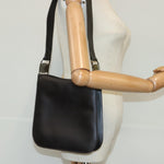 Salvatore Ferragamo Black Leather Shoulder Bag (Pre-Owned)