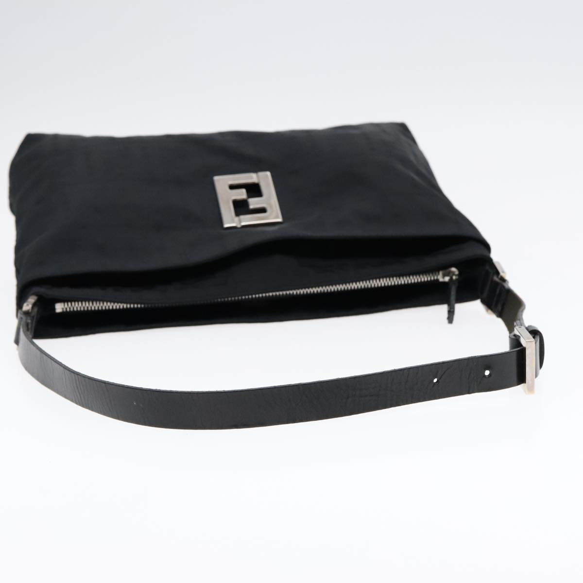 Fendi Black Canvas Shoulder Bag (Pre-Owned)