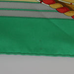 Hermès Green Silk Scarf  (Pre-Owned)