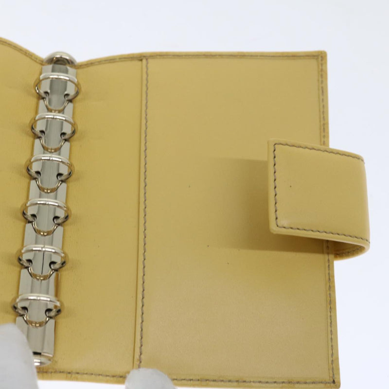 Gucci Couverture Agenda Yellow Leather Wallet  (Pre-Owned)