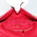 Tory Burch Red Leather Shoulder Bag (Pre-Owned)