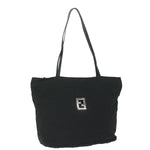 Fendi Black Canvas Tote Bag (Pre-Owned)