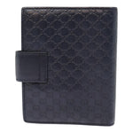 Gucci Guccissima Navy Leather Wallet  (Pre-Owned)