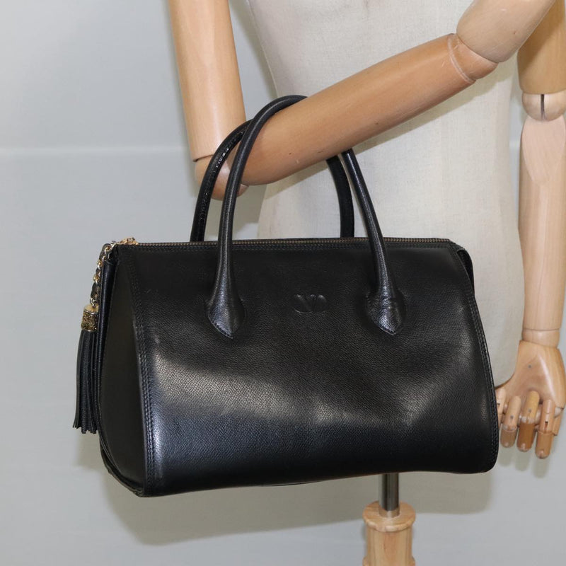 Valentino Garavani Black Leather Handbag (Pre-Owned)