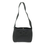 Salvatore Ferragamo Black Leather Shoulder Bag (Pre-Owned)