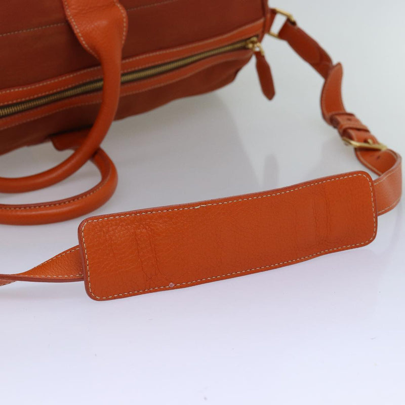 Prada -- Orange Canvas Travel Bag (Pre-Owned)