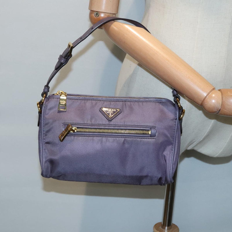 Prada Purple Synthetic Handbag (Pre-Owned)