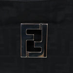 Fendi Black Canvas Shoulder Bag (Pre-Owned)