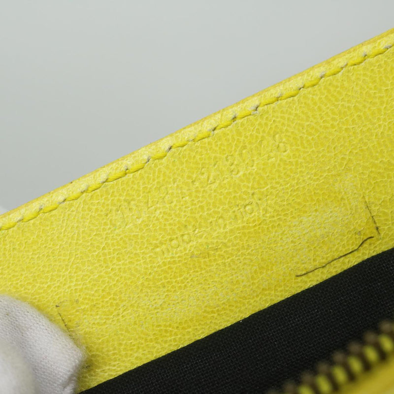 Balenciaga - Yellow Leather Clutch Bag (Pre-Owned)