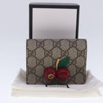 Gucci Beige Canvas Wallet  (Pre-Owned)