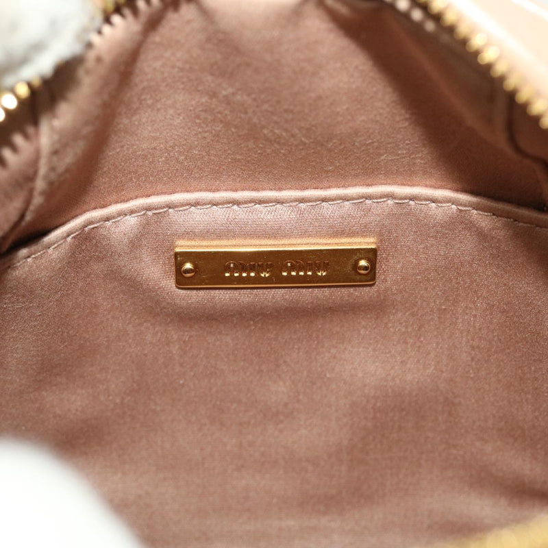 Miu Miu Beige Leather Shoulder Bag (Pre-Owned)