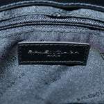 Balenciaga Bb Logo Black Canvas Tote Bag (Pre-Owned)