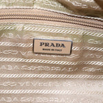 Prada Tessuto Khaki Synthetic Handbag (Pre-Owned)