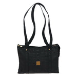 MCM Visetos Black Synthetic Tote Bag (Pre-Owned)