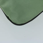 Prada Green Synthetic Clutch Bag (Pre-Owned)