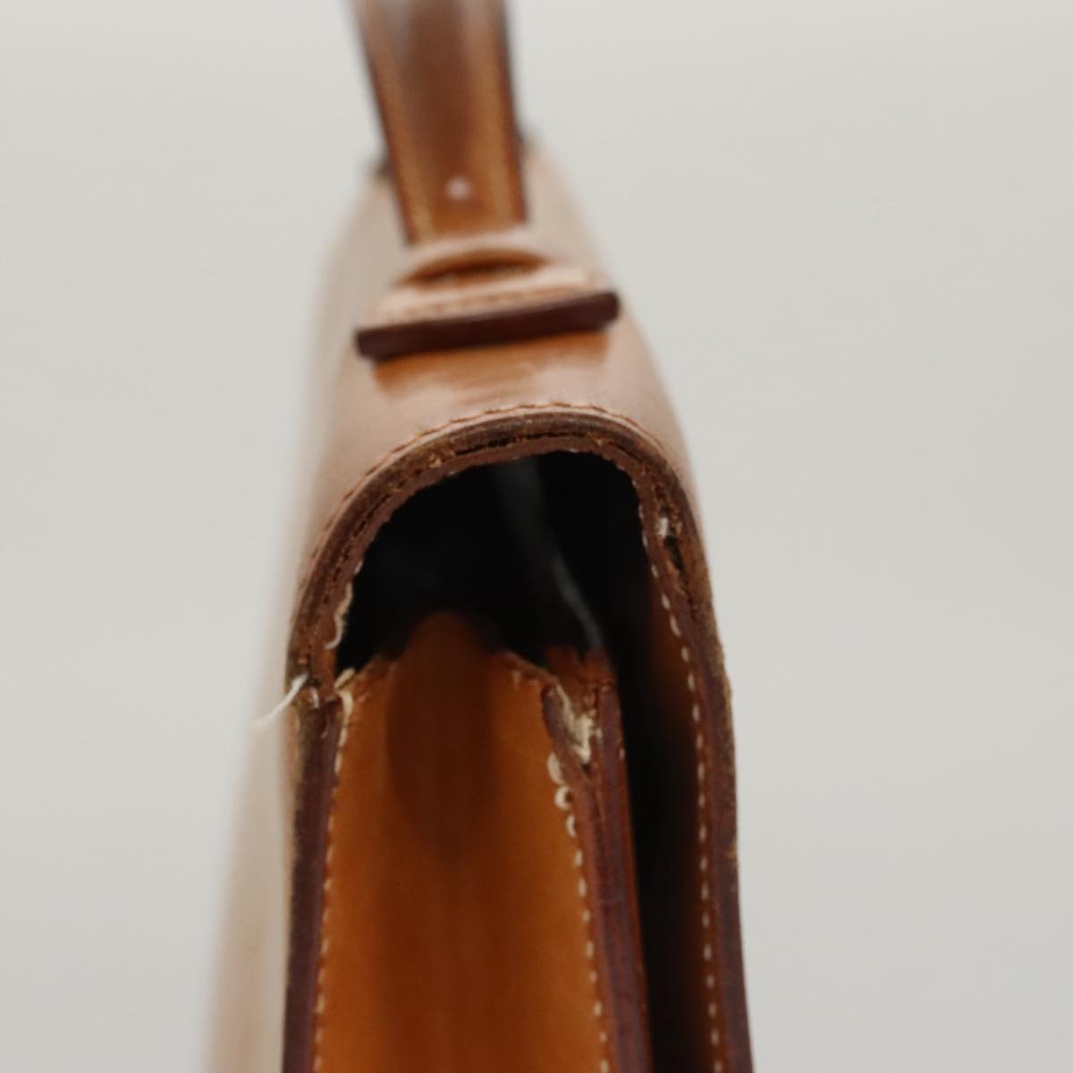 Hermès Sac À Dépèches Camel Leather Briefcase Bag (Pre-Owned)