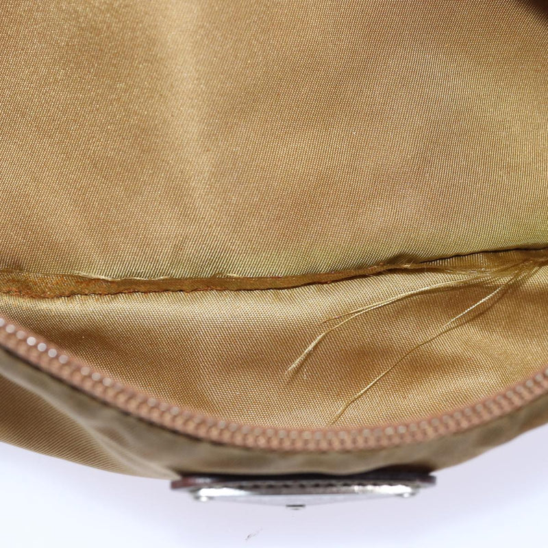 Prada Beige Synthetic Clutch Bag (Pre-Owned)