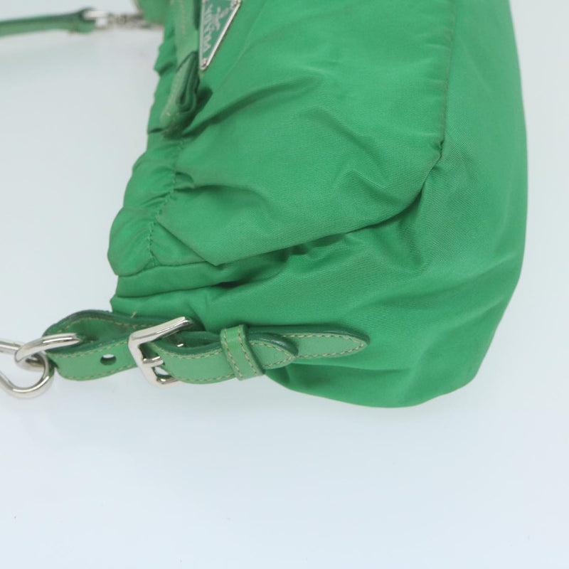 Prada Green Synthetic Shoulder Bag (Pre-Owned)