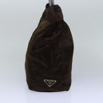 Prada -- Brown Synthetic Tote Bag (Pre-Owned)