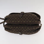 Louis Vuitton Saumur Brown Canvas Shoulder Bag (Pre-Owned)