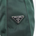 Prada Tessuto Green Synthetic Shoulder Bag (Pre-Owned)