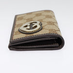 Gucci Gg Marmont Beige Canvas Wallet  (Pre-Owned)