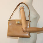 Gucci Beige Leather Shoulder Bag (Pre-Owned)