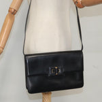 Gucci Bamboo Black Leather Shoulder Bag (Pre-Owned)