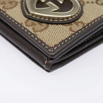 Gucci Gg Marmont Beige Canvas Wallet  (Pre-Owned)