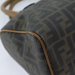 Fendi Zucca Brown Canvas Travel Bag (Pre-Owned)