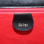 Gucci Lady Lock Black Leather Handbag (Pre-Owned)