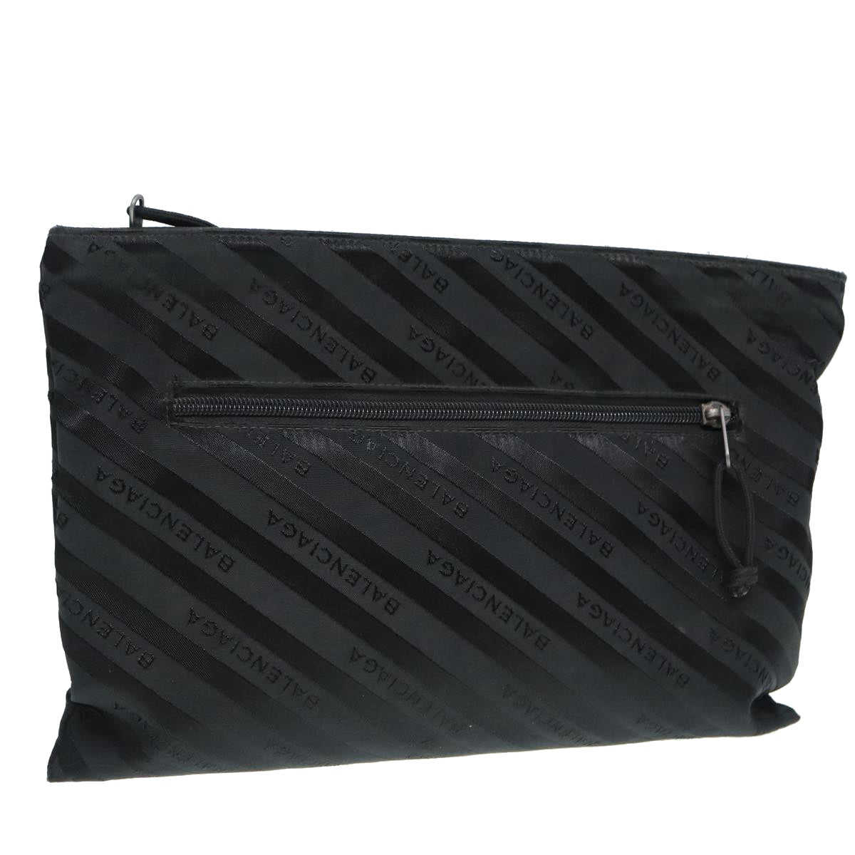 Balenciaga Black Canvas Clutch Bag (Pre-Owned)