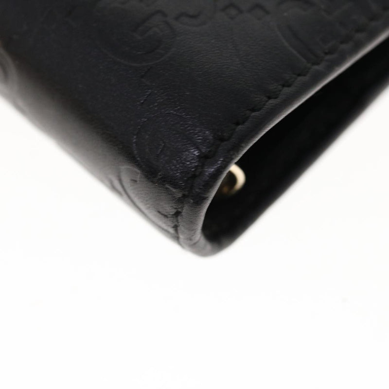 Gucci Black Leather Wallet  (Pre-Owned)